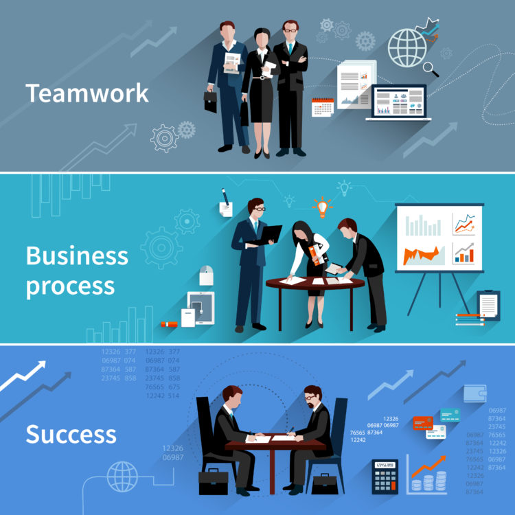 Teamwork with the CRM infographic