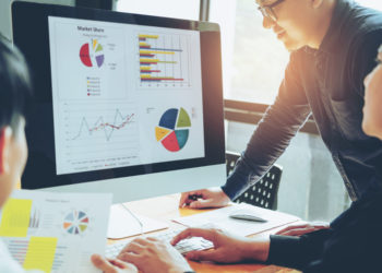 Group Of Business Team Meeting Working And Brainstorming New Business Project