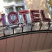 Old Hotel Entrance Sign In Paris.