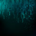 Abstract blue lights background. Vector illustration, contains transparencies, gradients and effects.
