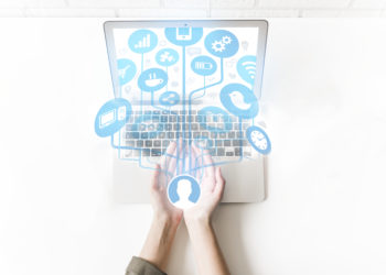 Software development and programming.Programmer coding binary computer isometric flat vector