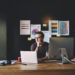 Graphics Designer Editor Workplace ConceptGraphics Designer Editor Workplace Concept