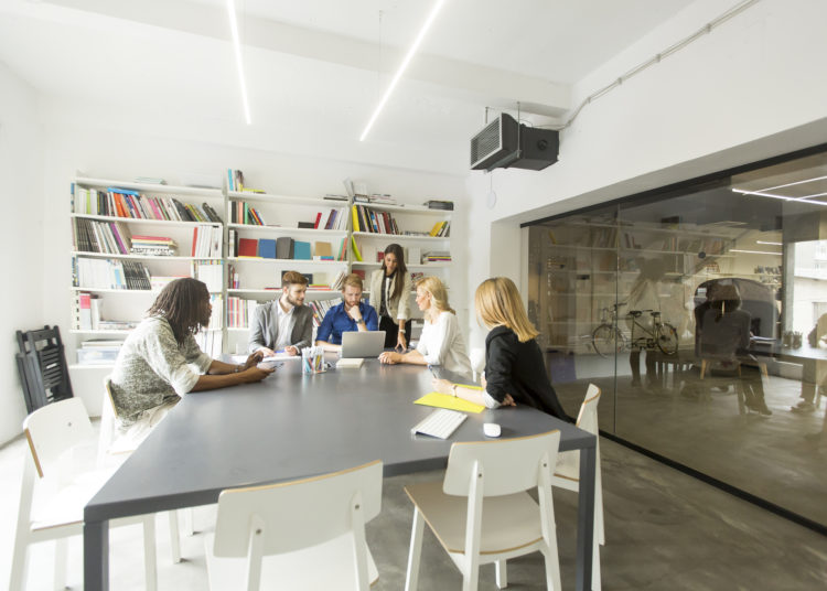 Business people working together in the office