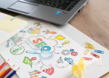 Notebook with Tolls and Notes about SEO