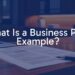 A professional business plan document on a wooden desk, laptop and coffee cup nearby, warm office lighting, realistic.