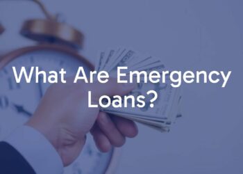 A hand holding cash with a clock in the background, illustrating urgency and financial aid, modern and professional style.