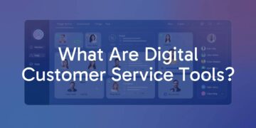 Modern digital customer service tools, multi-screen dashboard with live chat, email, and social media notifications, professional and sleek interface, tech-savvy vibe.