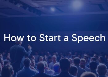 A confident speaker on stage under a spotlight, engaging with a diverse audience, motivational atmosphere, realistic style.