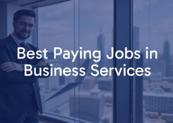 A professional business executive in a sleek modern office, high-rise city view through the window, confident posture, holding a financial report, realistic style.